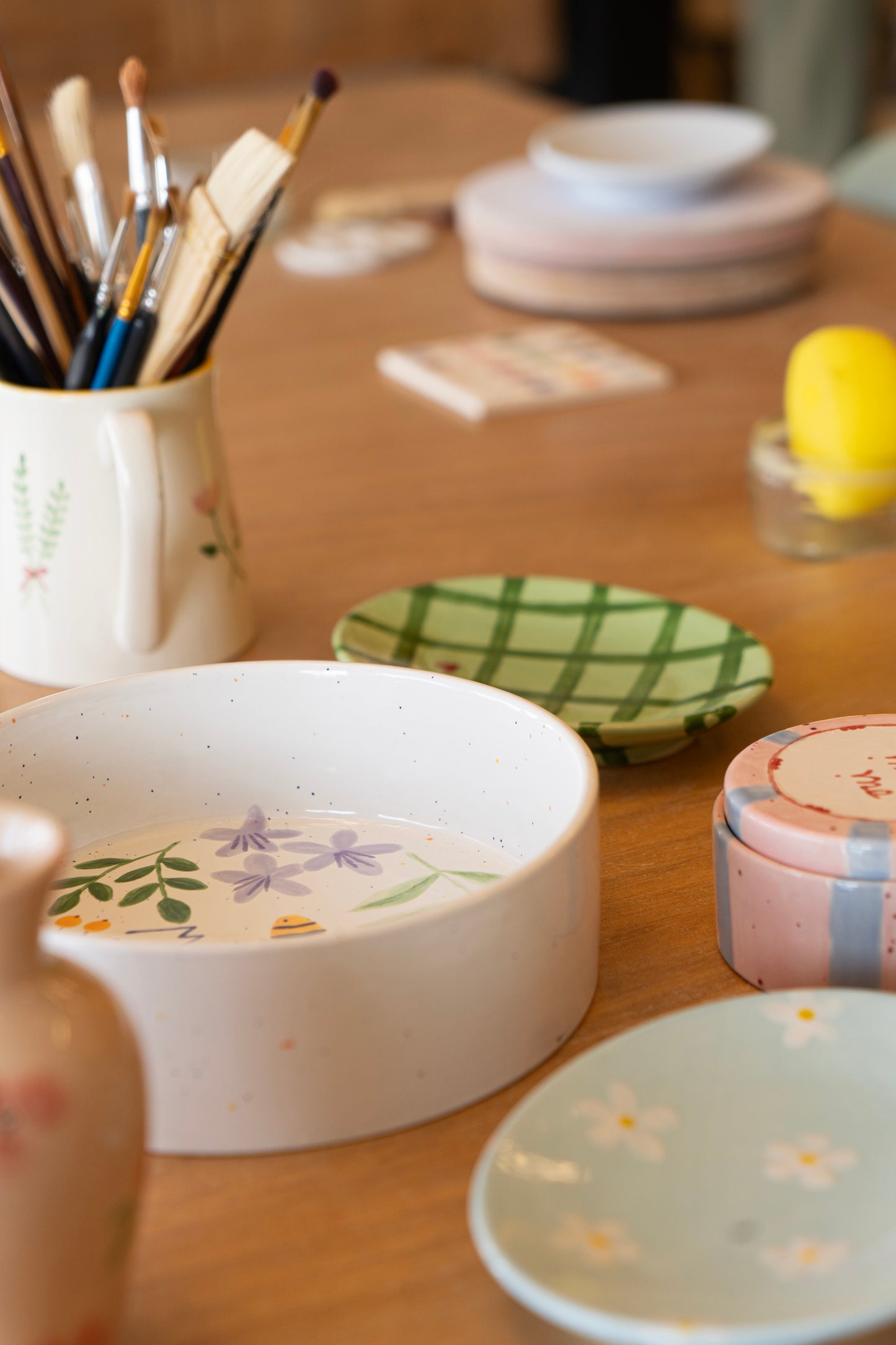 Workshop bij jou thuis: Glazuurfeestje - Keramiek beschilderen